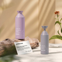 Bouteilles de shampooing et d'après-shampooing en plastique PET vides de qualité supérieure, 500 ml et 750 ml, avec pompe, nouveau design, ensemble de flacons pour lotion cosmétique et gel douche