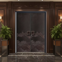 Porte d'entrée moderne en aluminium moulé polymère, étanche, pour cuisine, ferme, école, extérieur, avec isolation phonique