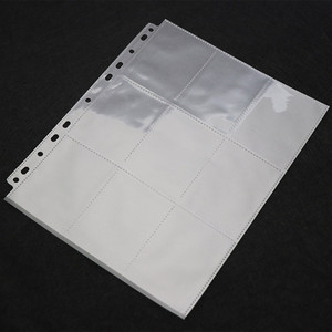 Carpeta Transparente de PP con Nueve Compartimentos para Tarjetas, Cuaderno de Colección con 11 Agujeros para Tarjetas A4 - Product Image 4
