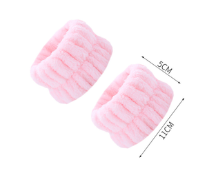 Lavage du visage dragonne absorbant artefact lavage <span class=keywords><strong>bras</strong></span> manchette anti-humidité bracelet manches sport sueur absorbant poignet garde - Product Image 6