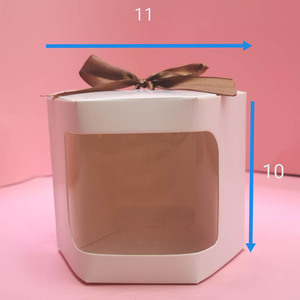 Scatola regalo di san valentino scatola di cioccolato caramelle con finestra decorazione di nozze imballaggio biscotti dolci da imballaggio per festa - Product Image 2