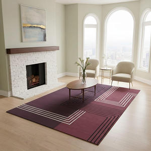 Customizable Geometric Pattern Rug - Modern 3D Visual <b>Large</b> Living Room Carpet, Anti-Slip Washable Floor <b>Mat</b> for Modern Homes - Product Image 3