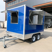 12ft Commercial Food Van Concession Street Snack Machines Mobile Food Truck Panier Bière rapide Limonade Remorque alimentaire pour États-Unis Europe