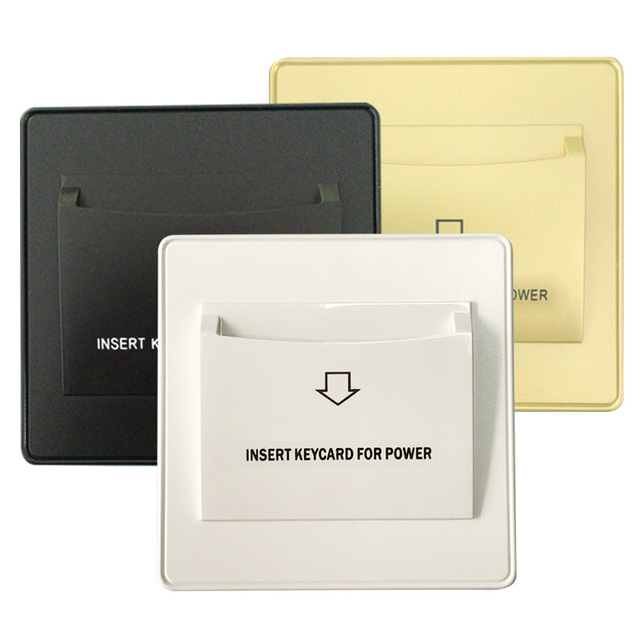 Hotel Card-Inserting Three-Wire RFID Low-Frequency Room Card Induction Delay Energy-Saving Power Extractor 40A High Power Switch
