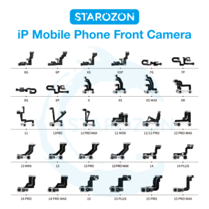 กล้องหน้า STAROZON สำหรับ <span class=keywords><strong>iPhone</strong></span> 6 7 8 G XR XS 11 12 13 14 15 16 17 Mini Air <span class=keywords><strong>Plus</strong></span> Pro Max อะไหล่โทรศัพท์มือถือขายส่ง - Product Image 2