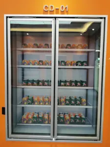 Refrigerator Parts Display Cold Room Freezer Walk In Cooler Chiller Refrigeration Equipment Glass Doors