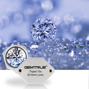 Deluxe <span class=keywords><strong>Diamond</strong></span> <span class=keywords><strong>Loupe</strong></span> 10x <span class=keywords><strong>Triplet</strong></span> <span class=keywords><strong>Lens</strong></span> 20.5mm Diâmetro com Branding Opções e Embalagem Elegante - Product Image 4