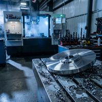 Usinage CNC 4/5 axes pour pièces de moto : composants mécaniques personnalisés en aluminium et acier inoxydable