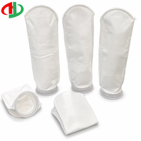 Sac filtrant PP 105*380mm avec collier en plastique 4.13*14.96" pour traitement industriel des liquides et de l'eau