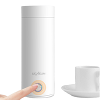 NB Favour Tasse à eau chauffante électrique portable Tasse de voyage isolée pour le café qui garde la boisson au chaud partout