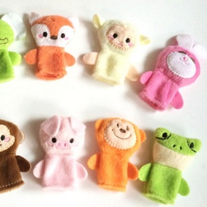 Đáng yêu tùy chỉnh trẻ em tay con rối động vật tất cả các loại động vật figger con rối khỉ vịt gấu trúc thỏ lợn ếch ngón tay con rối - Product Image 5