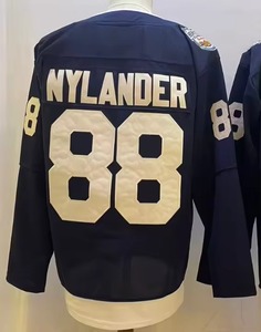 OEM Customizable Ice Hockey Jerseys Set Custom Made Team Hockey Wear Uniforms 100% Polyester Heat-Transfer Printed - Product Image 6
