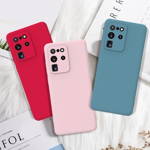 Funda de Silicona de Goma para <span class=keywords><strong>Samsung</strong></span> Galaxy S20 Plus, Funda Trasera de TPU Suave en Color Caramelo para <span class=keywords><strong>Samsung</strong></span> Galaxy S20 S 20 Ultra Coque - Product Image 2