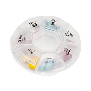 Hot Sales Pill Box Storage Box Medical Case Day Organizer one week seven days Travel Portable Pill Box