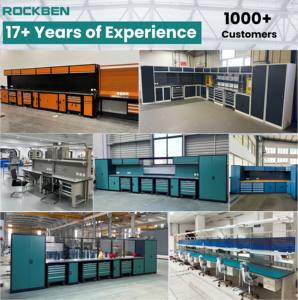 रॉकबेन अभिनव डिजाइन कार्यालय फर्नीचर धातु स्टील भारी शुल्क 6 दराज व्यवसाय व्यवसाय के लिए - Product Image 4