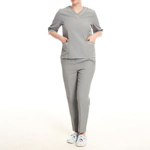 Uniformes Médicos de Mezclilla con Logotipo Personalizado, Trajes de Enfermera, Esteticista, Dentista, Hospital, 2 Piezas, Unisex - Product Image 6