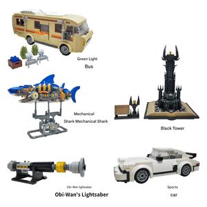 Set de Bloques de Construcción MOC de Autocaravana Clásica, Modelo de Vehículo Vintage de Película, Kit de Ladrillos, Juguete Creativo STEM para Adultos y Niños - Product Image 4