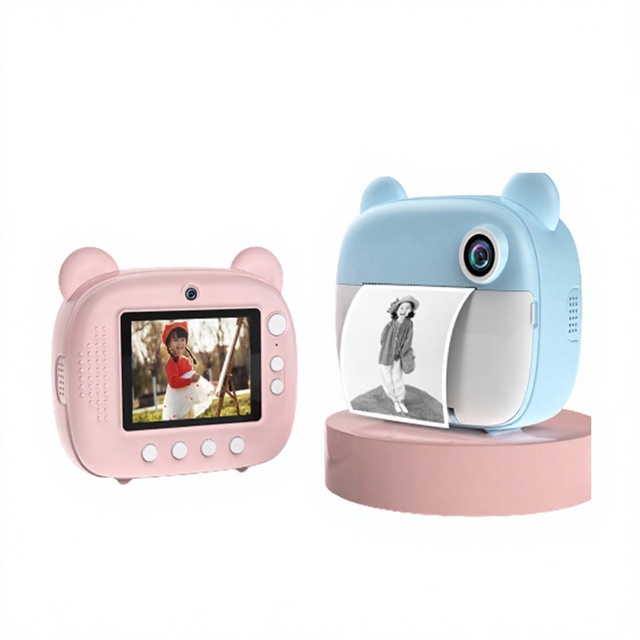 Children Instant Print Camera Thermal Paper CMOS Sensor 1 Year Warranty Kids' Photo Comic Camera Full HD 120 Wide
