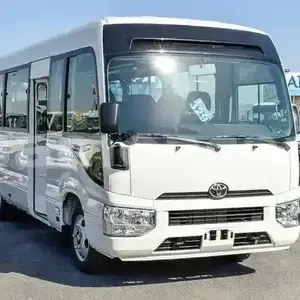 Akurat 2016 2017 RHD / LHD digunakan-Toyota Coaster Bus 30 kursi kiri drive dan tangan kanan drive tersedia