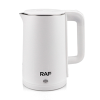 Bouilloire électrique RAF R.7863 2000W 2.0L Hervidor Eléctrico Ébullition rapide 360° °   Lampe indicatrice à base pivotante, arrêt automatique, pour la maison et la cuisine