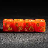 Pour personnalisable acrylique D6 dés 16mm ensemble de gros Durable pour donjons et Dragons RPG jeu de société Collection
