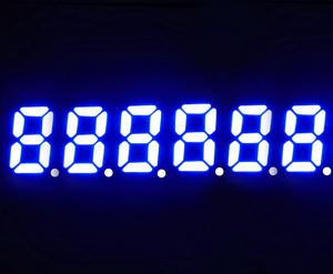 CC siêu mỏng màu xanh 0.2 inch nhỏ SMD 7 đoạn 6 chữ số - Product Image 3