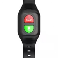 Montre connectée 4G pour personnes âgées en métal avec GPS, contrôle à distance par application, détection de chute, bouton SOS, communication bidirectionnelle, autonomie de 7 à 9 jours