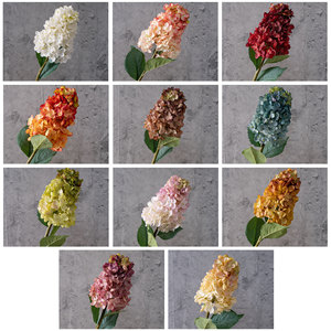 Flores Artificiales de Hortensia Pagoda de Tallo Largo de 24'' para Centros de Mesa de Boda Boho, Arreglos Florales para Eventos, Venta al por Mayor - Product Image 2