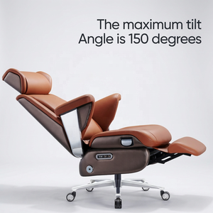 Intelligenter Elektrischer Massage-Chefsessel - Echtes Leder, 6-Tasten Handbedienung, Ganzkörper-Airbag & Belüftung Funktionaler Chef-Stuhl - Product Image 6