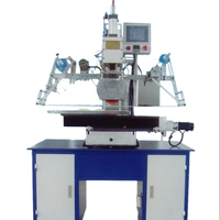 Machine de presse à chaud pneumatique automatique TJ-67 220V imprimante à plat d'impression par transfert cylindrique conique d'état neuf pour l'utilisation
