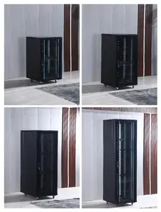 OEM sunucu rafı 18U 24U 32U 4242u açık Metal ağ dolapları veri merkezi sunucu rafı cabinetk