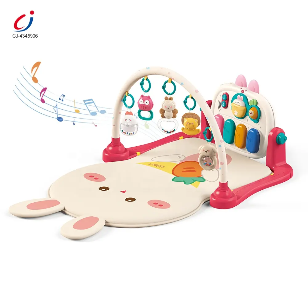 Chengji multifunctional piano mat toy early educational learning lighting music musical activity mat for babies