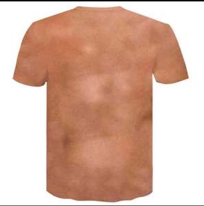 T-shirt vierge uni en gros, personnalisable avec impression sérigraphique ou numérique, logo de marque, en polyester et coton, grandes tailles pour hommes - Product Image 4