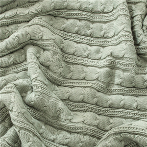 Couverture tricotée chaude et épaisse en acrylique au Crochet Super doux Sherpa Super confortable <span class=keywords><strong>Xeb</strong></span> - Product Image 6