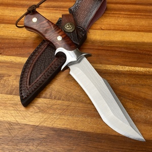 มีดพกพา HASUO คุณภาพสูง สแตนเลสสตีล สำหรับใช้งานทั่วไปและต่อสู้ พร้อมด้ามไม้ สำหรับงาน DIY และปรับแต่งแบบ OEM - Product Image 4