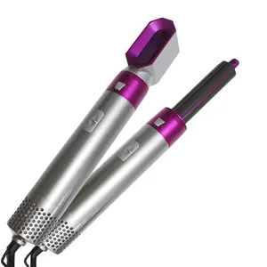 1000w Alisador De Cabelo Escova Um Passo Secador De Cabelo Salon Ionic Escova De Ar Quente Styler E Secador