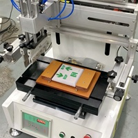Máquina de Serigrafía Semiautomática de 1 Color con Mesa de Succión para Impresión de Reglas y Bolsas de Regalo