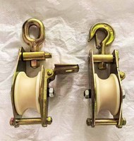 Poulie de levage et de tirage pour câble en acier