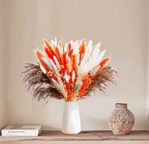 Fleurs séchées de la <span class=keywords><strong>pampa</strong></span> moelleuses Petit <span class=keywords><strong>mini</strong></span> bouquet de pampas séchées pour la décoration - Product Image 2