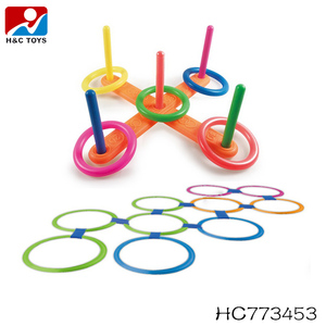 Giochi di Salto e Anelli con Anelli Colorati e Tessuto per Fissare gli Anelli, Giocattoli Educativi Sportivi per Bambini - Product Image 6