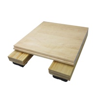 FIBA 95 Laqué Brillant Fixe Sports Bois Franc Bouleau Plancher Badminton Balle Rebond Plancher Basketball Volleyball Badminton Squash