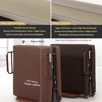 Lit médical électrique pliant télécommandé avec dossier réglable, élévation des jambes, matelas de 12 cm, 8 roues, OEM ODM VLranlife