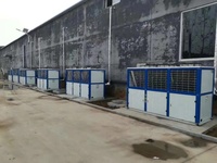 Unité de condensation de type V à économie d'énergie, compresseur à piston semi-hermétique, moteur, capacité de refroidissement personnalisée pour chambre froide et congélateur