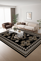 Tapis antidérapant tissé à la machine moderne de Style européen pour la maison salon Table basse salle à manger tapis de porte pour voyage
