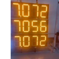 Arabie Saoudite 8.888 Ambre Blanc Station-Service LED Prix du Pétrole Panneau d'affichage de l'écran