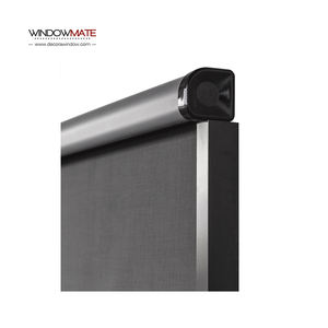 Persianas impermeables de fábrica Pantalla con cremallera enrollable Control <span class=keywords><strong>remoto</strong></span> Persianas enrollables para exteriores - Product Image 4