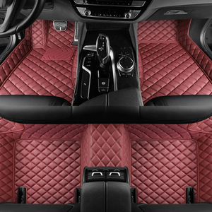 Alfombrillas de Coche de Cuero PU Premium Coolcars, Material Suave y Duradero, Antideslizantes, Impermeables, para Todas las Estaciones, Alfombras Personalizadas para Auto, <span class=keywords><strong>Precio</strong></span> Bajo - Product Image 2