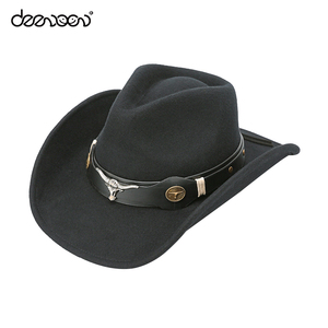 Sombrero de Fieltro de Lana 100% al por Mayor, Color Negro y Rosa Sólido, Económico, para Uso Diario al Aire Libre, Estilo Vaquero, Unisex, para Hombre y Mujer - Product Image 6