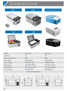 12V Small Car <strong>Fridge</strong> Built in Drawer <strong>Fridge</strong> <strong>Freezer</strong> <strong>Big</strong> Capacity Truck <strong>Fridge</strong> Sports Compressor 2020- for Travel Suv Truck Black - Product Image 6