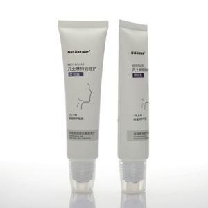 Wholesale Custom Empty Cosmetic Container Packaging <b>Tube</b> Roll Ball Massage Neck Hand Cream <b>Plastic</b> Soft Touch PCR Squeeze <b>Tubes</b> - Product Image 6